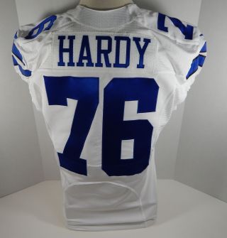 2015 Dallas Cowboys Greg Hardy 76 Game Issued White Jersey