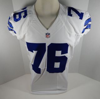 2015 Dallas Cowboys Greg Hardy 76 Game Issued White Jersey 2