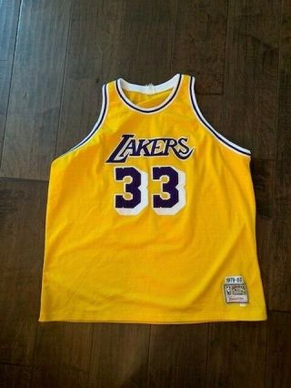 Mitchell And Ness - Los Angeles Lakers - Kareem Abdul Jabbar Jersey - Size 3xl