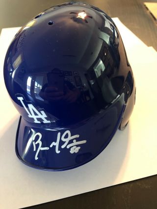 Russell Martin Autographed Dodgers Mini Helmet