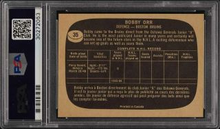 1966 Topps Hockey Bobby Orr ROOKIE RC 35 PSA 8 NM - MT (PWCC) 2
