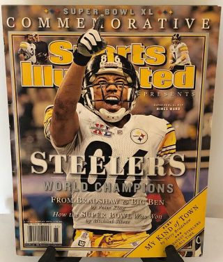 2006 Hines Ward Pittsburgh Steelers Bowl Sports Illustrated Commemorative
