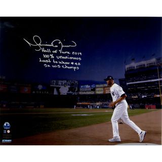 Mariano Rivera Signed Exiting Dugout 16x20 W/multiple Inscriptions