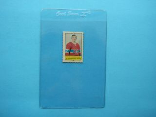1969/70 O - Pee - Chee 4 - In - 1 Mini Stamp Hockey Insert Card Yvan Cournoyer Sharp Opc