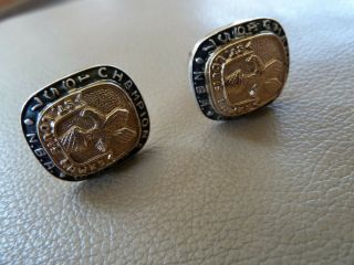 Nba Sports Memorabilia - St.  Louis Hawks 1957 - 58 Championship - Gold Cufflinks