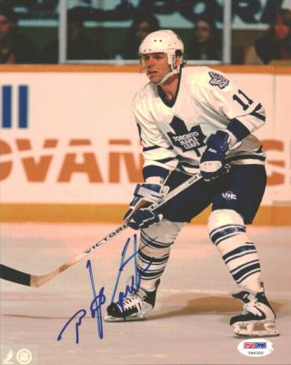 Mike Gartner Autographed Signed 8x10 Photo Toronto Maple Leafs Psa/dna U96320