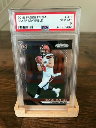 Psa 10 2018 Panini Prizm Baker Mayfield Rookie Browns Rc