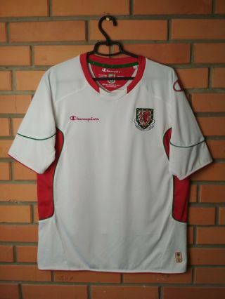 Wales Away Football Shirt 2009 - 2010 Size L Jersey Soccer Champion