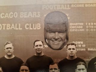 1924 Worlds Champion Chicago Bears - Photograph - W/ Flaherty Cutout 8