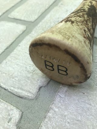 Bobby Bradley Game Broken Cracked Bat Cleveland Indians Top Prospect MLB 3