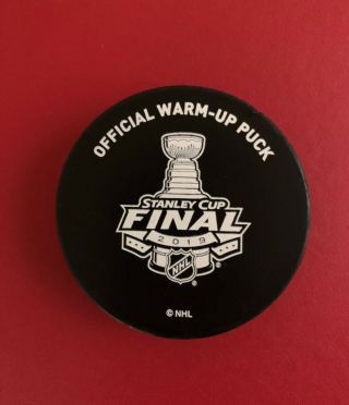 Blues vs Bruins 2019 Stanley Cup Final Game 4 Warm up Puck 1st STL home ice WIN 2