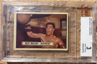 1951 Topps Ringside 32 Rocky Marciano Hof Bvg 3 Boxing