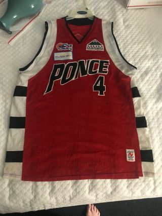 Rare Team Issued Ponce Leones Basketball Jersey - Bsn Puerto Rico - Xl