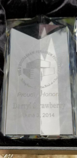 Authentic 2014 Darry Strawberry Trophy Award No Champions Championship Ring
