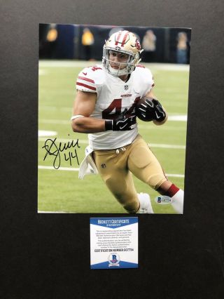 Kyle Juszczyk Autographed Signed 8x10 Photo Beckett Bas San Francisco 49ers