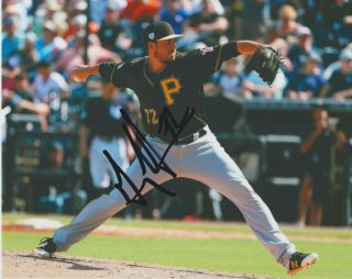 Geoff Hartlieb Pittsburgh Pirates Baseball Signed 8x10 Photo