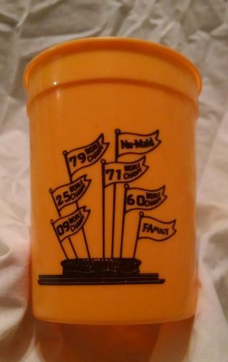 1979 Pittsburgh Pirates World Series Champs Plastic Beer Mug Cup Parker Plastics 2