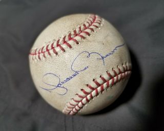 2013 Mariano Rivera Signed Autographed Yankees Game Baseball Mlb Steiner