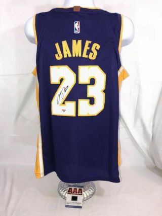 Lebron James Signed Autographed Los Angeles Lakers Jersey W/