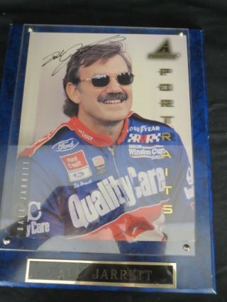 Nascar Dale Jarrett Signed And Framed 8 X 10 Photo With