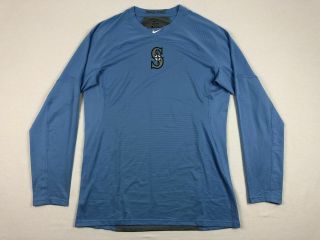 Nike Seattle Mariners - Blue Long Sleeve Shirt (l) -