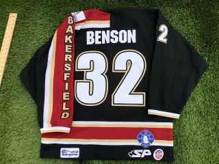 Bakersfield Condors Hans Benson ECHL Game Worn Jersey Size 52 NHL Hockey 4