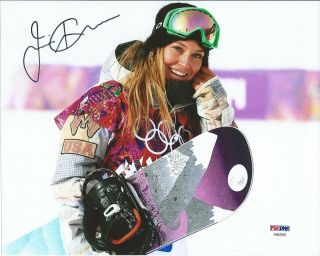 Jamie Anderson Signed 8x10 Photo Autographed Psa/dna Olympic Games Gold Medal