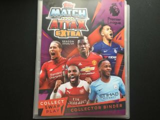 Match Attax Extra 2018/19 18 19 Complete Binder Folder All Cards Salah Kane Etc