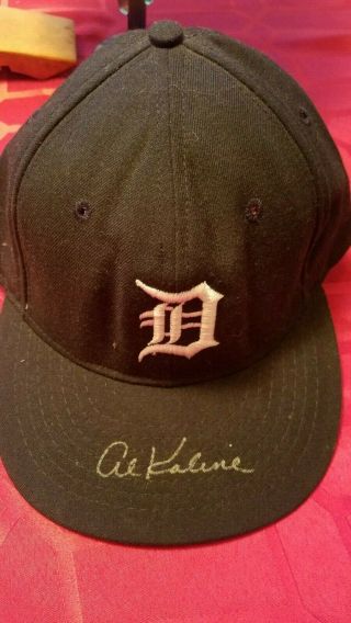 Al Kaline Detroit Tigers Hand Signed Baseball Cap