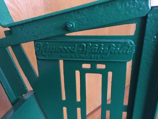 Comiskey Park Baseball Stadium Seat Chair: DOUBLE FIGURAL AISLE ENDS - White Sox 10