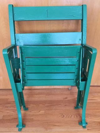 Comiskey Park Baseball Stadium Seat Chair: DOUBLE FIGURAL AISLE ENDS - White Sox 3