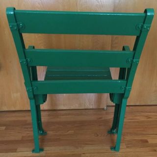 Comiskey Park Baseball Stadium Seat Chair: DOUBLE FIGURAL AISLE ENDS - White Sox 6
