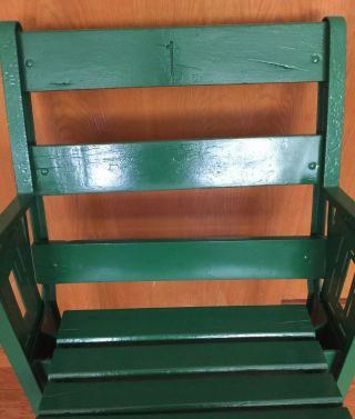 Comiskey Park Baseball Stadium Seat Chair: DOUBLE FIGURAL AISLE ENDS - White Sox 7