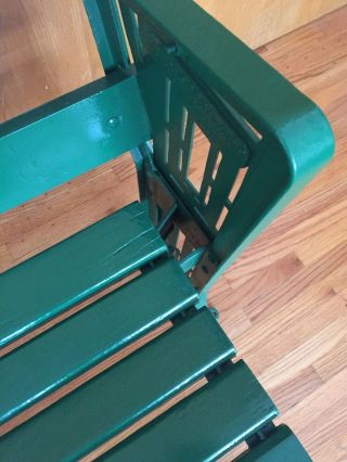 Comiskey Park Baseball Stadium Seat Chair: DOUBLE FIGURAL AISLE ENDS - White Sox 8