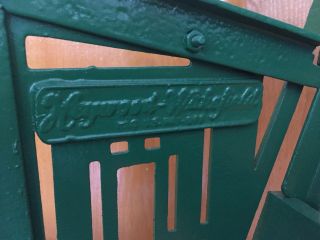 Comiskey Park Baseball Stadium Seat Chair: DOUBLE FIGURAL AISLE ENDS - White Sox 9