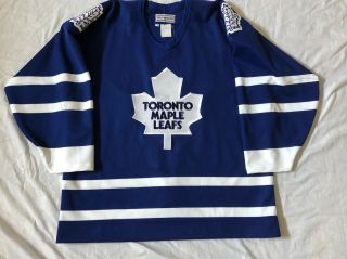 Early - Mid 90’s Toronto Maple Leafs,  Ccm Ultrafil,  Blue,  Size 48.