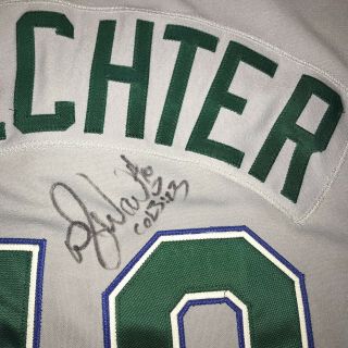 Russell Athletic TAMPA BAY DEVIL RAYS Doug Waechter Signed Game Issue Jersey 50 8