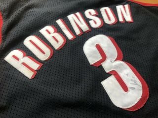 Cliff Robinson Portland Blazers NBA Gold Champion Game Worn 96 - 97 Jersey 2XL 50 10