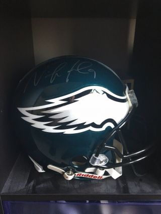 Signed Nick Foles Helmet