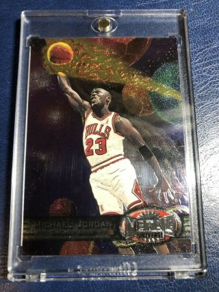 1997 - 98 Metal Universe Michael Jordan 23 Pack Fresh Nrmt - Mt Iconic Card No Resv