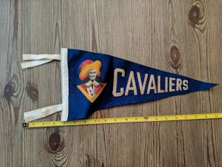 Vintage Virginia Cavaliers Felt Sports Banner Flag Pennant