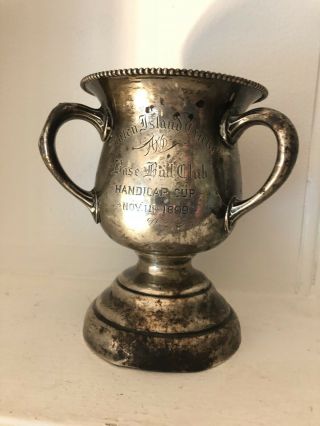 1899 Staten Island Cricket And Baseball Club Trophy