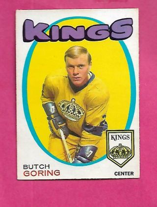 1971 - 72 Opc 152 Kings Butch Goring Rookie Good Card (inv C3157)