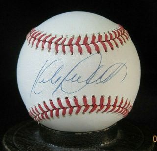 Kirby Puckett Signed 1987 World Series Baseball W/coa Hof Minnesota Twins