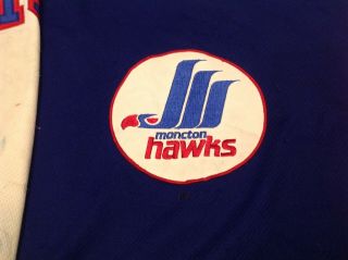 Winnipeg Jets 1986 Moncton Hawks 1987 NHL/AHL GAME WORN jersey Paul MacLean 3