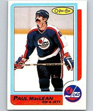 Winnipeg Jets 1986 Moncton Hawks 1987 NHL/AHL GAME WORN jersey Paul MacLean 6