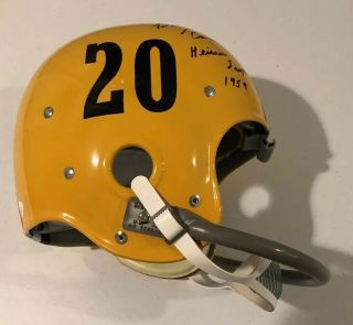 Billy Cannon Signed Full Size Lsu Football Helmet With Jsa Number V04012