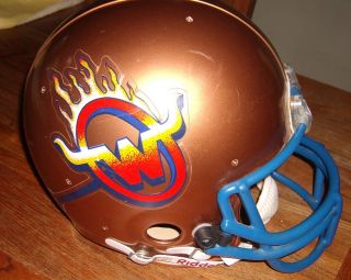 Usfl Arizona Wranglers Game - Kevin Long 33 Helmet From 1983 - 1984 Seasons