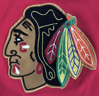 Authentic 1994 - 95 CCM Chicago Blackhawks Jeremy Roenick Road Hockey Jersey 48 3