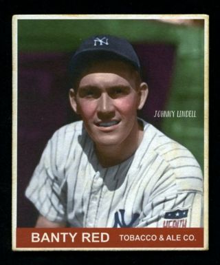 Banty Red R319 " 1942 " Johnny Lindell,  York Yankees
